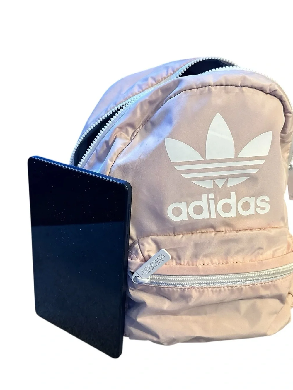 adidas Pale Pink Trefoil Mini Backpack - Picture 2 of 9